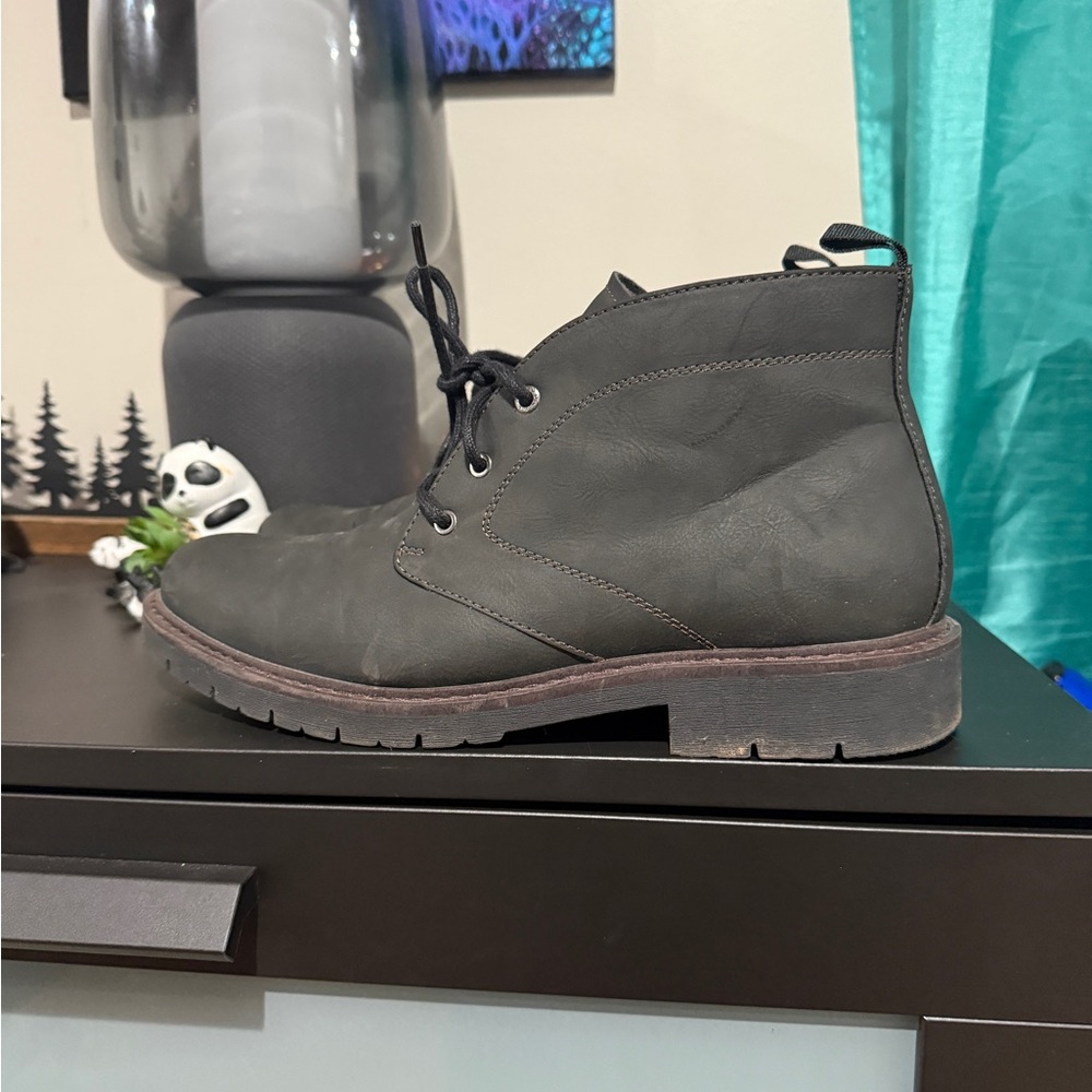 Men's Black docker mid boot